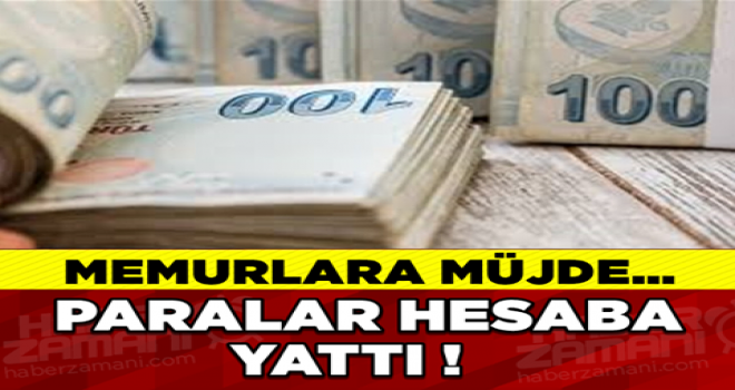 Memurların İkramiyeleri Yattı