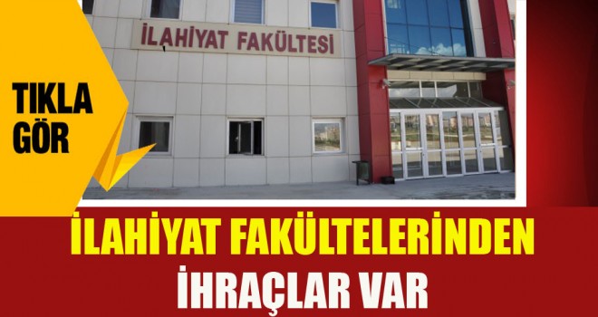 İlahiyat Fakültelerinden 24 İhraç Var