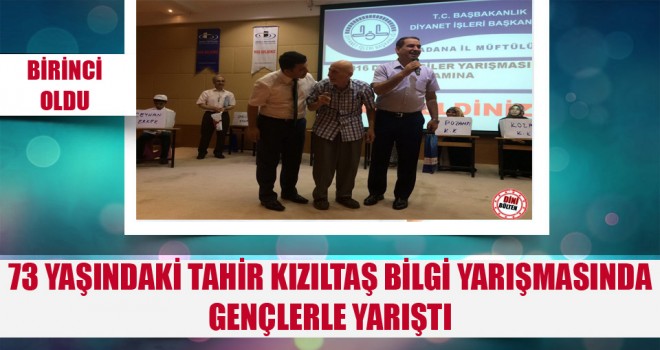 73 Yaşındaki Tahir Kızıltaş Bilgi Yarışmasında Gençlerle Yarıştı