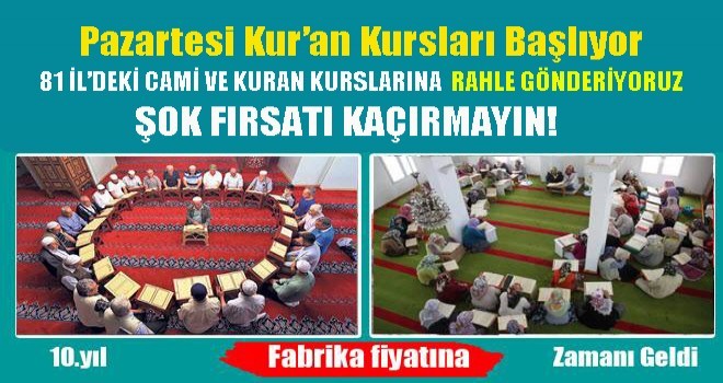 En Ucuz ve Kaliteli Rahleler Burda