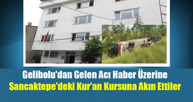 Sancaktepe'deki Kur'an Kursu Öğrencileri kaza Yaptı