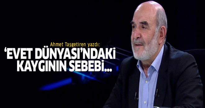 Taşgetiren,Evet dünyasındaki kaygının sebebi...