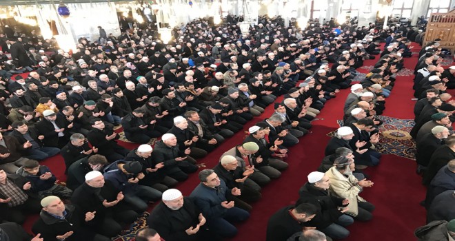 Fatih Camisi'nde Afrin şehitleri için hatim duası yapıldı