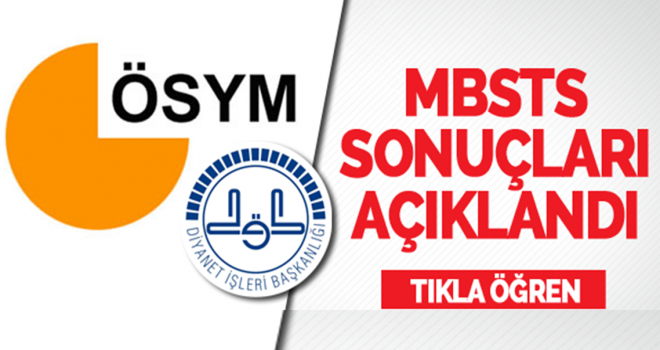 2016 MBSTS sonuçları açıklandı