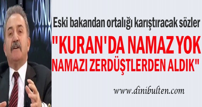 Zeybek, Kur'an'da namaz yok namazı zerdüştlerden aldık