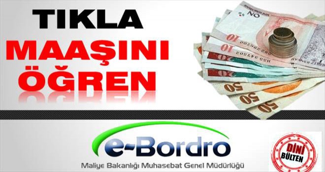 Mayıs Memur Maaş Bordrosu