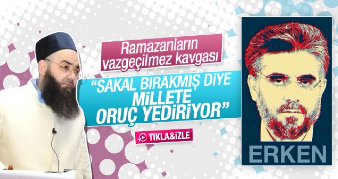 Cübbeli: Abdülaziz Bayındır'ın imsakiyesine Uymayın!