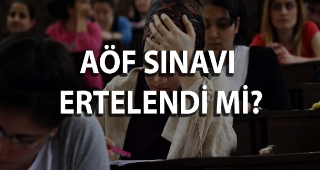 AÖF sınav tarihleri belli oldu