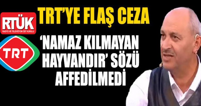 RTÜK'ten TRT'ye Namaz Cezası
