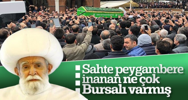 ABD'de ölen sahte peygamber Bursa'ya gömüldü