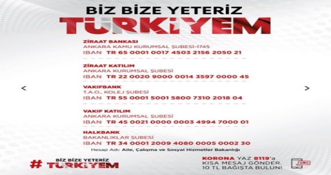 Haydi Türkiyem, Biz Bize Yeteriz.