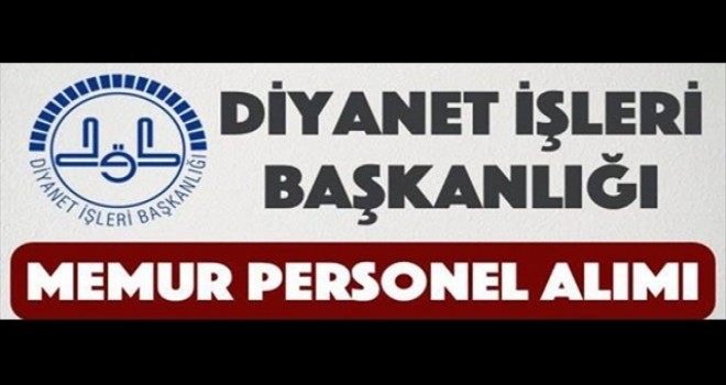 Diyanet,Personel Alımı İlanı