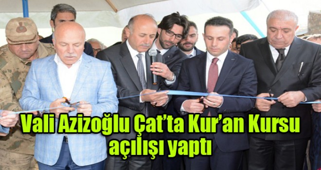 Çat'ta Kur'an kursu törenle açıldı
