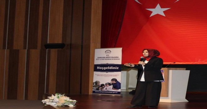 Sarıyer'de , Adalet ve Hakkaniyet Bağlamında Kadın  konferansı verildi