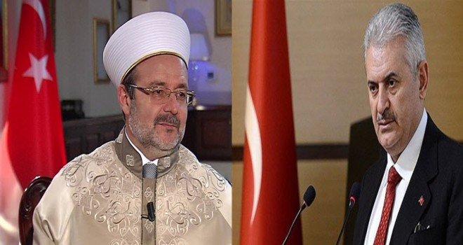 Başbakan Yıldırım, Diyanet İşleri Başkanı Görmez'i kabul etti