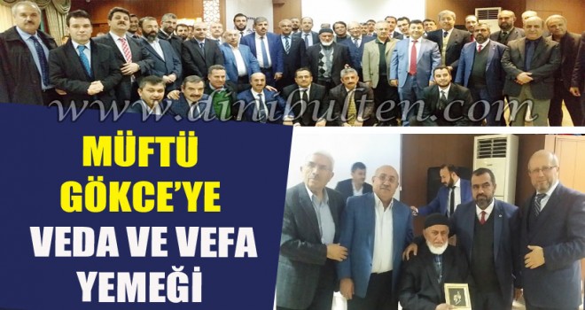 Adana İl Müftüsü Arif Gökce,Personele veda etti