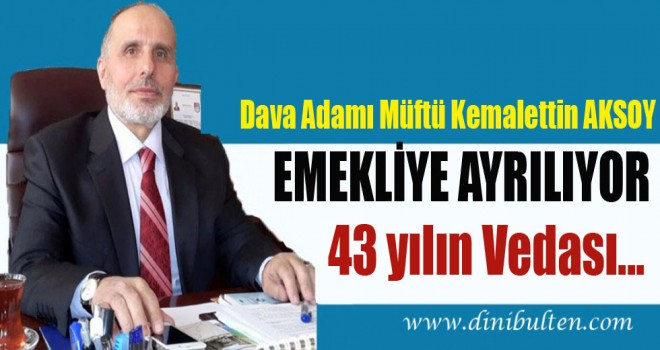 Bayburt  Müftüsü AKSOY, Emekliye Ayrılıyor