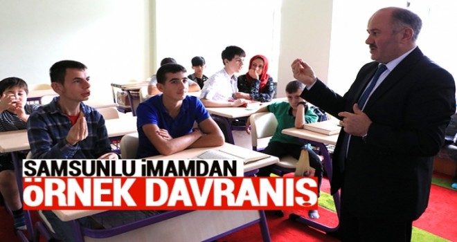 Samsun’da Örnek İmam