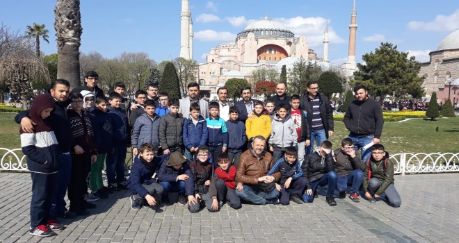 Müftü Aydın,Ecdadın İzinde 'ki Gençlere Eşlik Etti