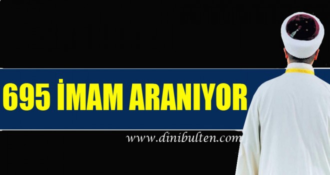 Diyanet,695 İmam Arıyor