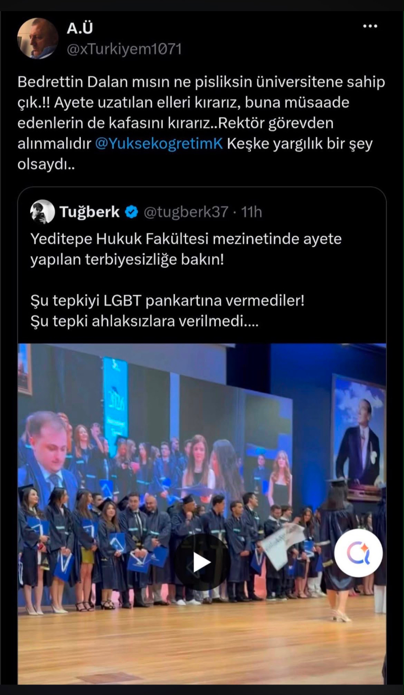 Yediyepe Üniversitesinde Rezalet! Yediyepe Üniversitesinde Rezalet!