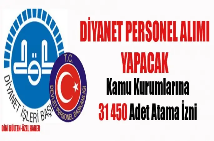 Diyanet,Personel alımı yapacak!