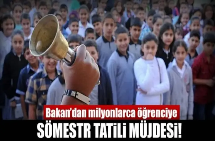 Yarıyıl tatili 19 Ocak cuma günü başlıyor