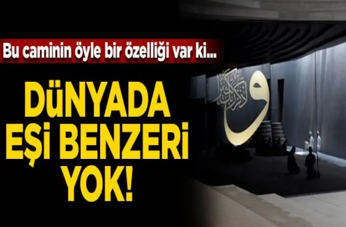 Bu caminin dünya üzerinde eşi benzeri yok!