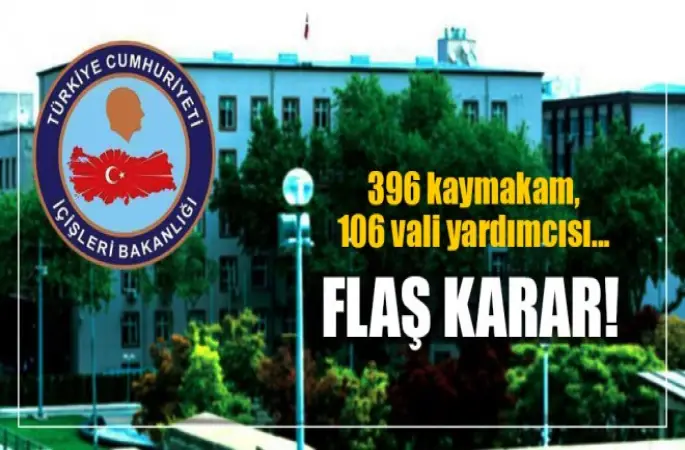 616 mülki idare amirinin görev yeri değişti