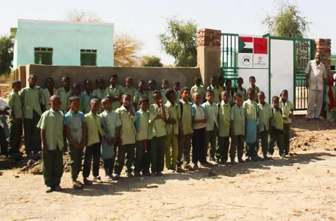 Küçükçekmece Müftülüğü Sudan’da okul inşa etti.