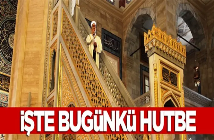 19 Mayıs 2017 Cuma Hutbesi yayımlandı