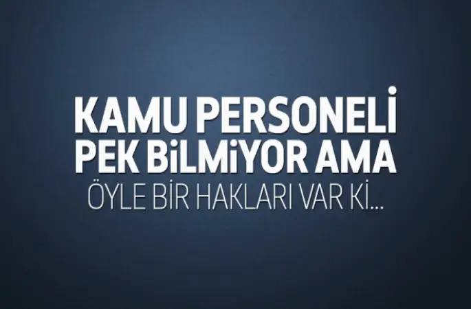 Kamu Personelin az bildiği hakları