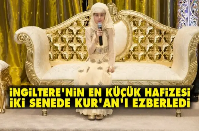 En küçük hafize 2 senede Kur'an-ı Kerim'i ezberledi