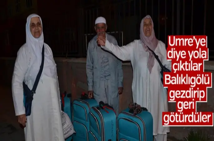 Umrecileri kandırdılar