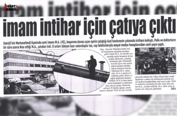 Müftülük 'İntihar etmek isteyen imam ikna edildi' haberi yalanladı