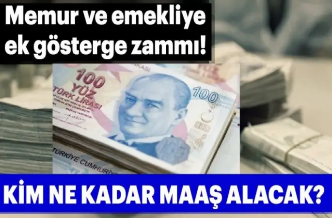 Memura-emekliye ek gösterge zammı