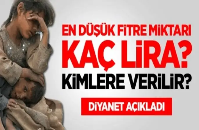 Diyanet,Fitre Miktarını Belirledi