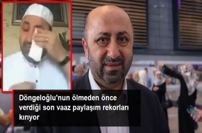 İlahiyatçı Döngeloğlu'nun ölümünden önce verdiği son vaaz paylaşım rekorları kırıyor