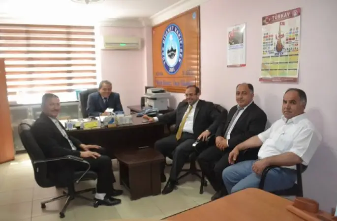 Yüreğir Müftüsü Büyük’ten Türk Diyanet Vakıf Sen’e Ziyaret