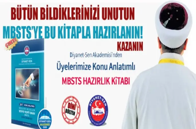 Diyanet-Sen Akademisi’nden MBSTS Hazırlık Kitabı