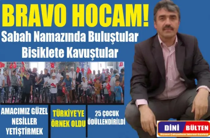 Sabah Namazında Buluştular Bisiklete Kavuştular