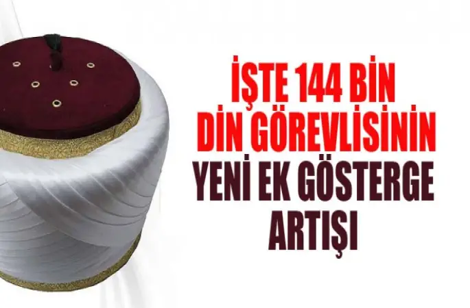 Din Görevlilerin Ek Gösterge Artışı
