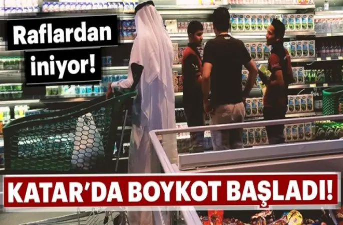 Katar'da boykot başladı!
