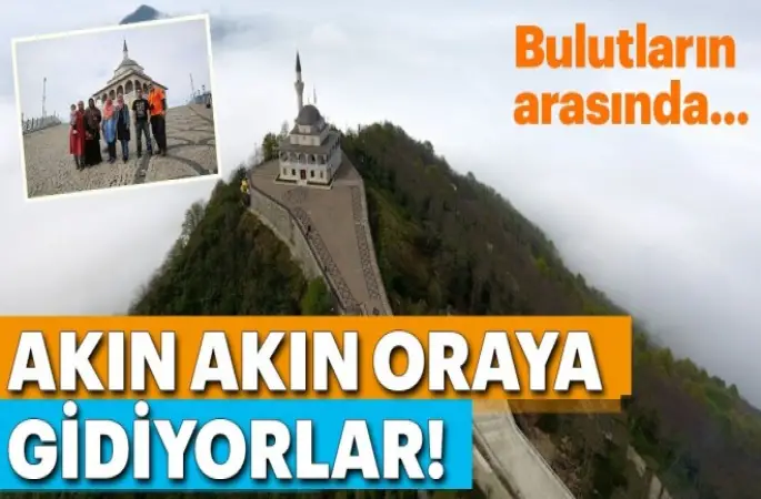 Kıbledağ Camii ziyaretçi akınına uğruyor