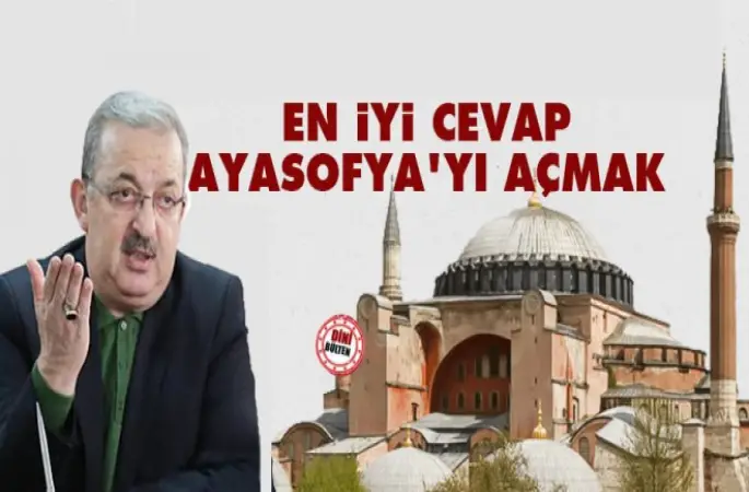 Başkanı Bayraktutar,Ayasofya açılırsa Kudüs de kurtulur