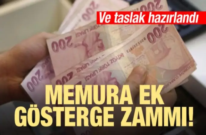 Memura Ek gösterge Zammı müjdesi