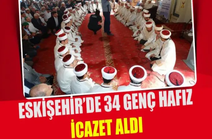 Eskişehir'de Genç hafızlar icazet aldı