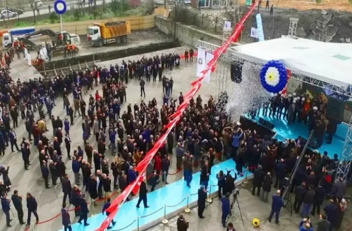 Merkez Cami'nin temeli görkemli törenle atıldı