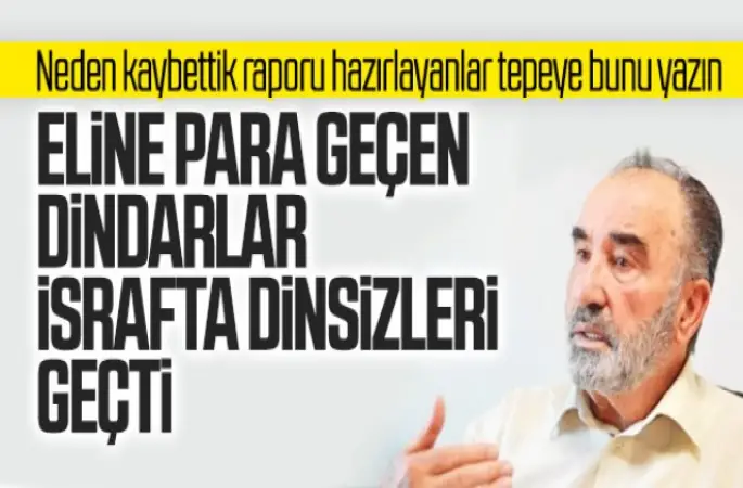 Hayrettin Karaman dindar kesimi eleştirdi