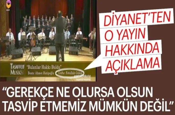 Diyanet'ten o yayın hakkında açıklama!